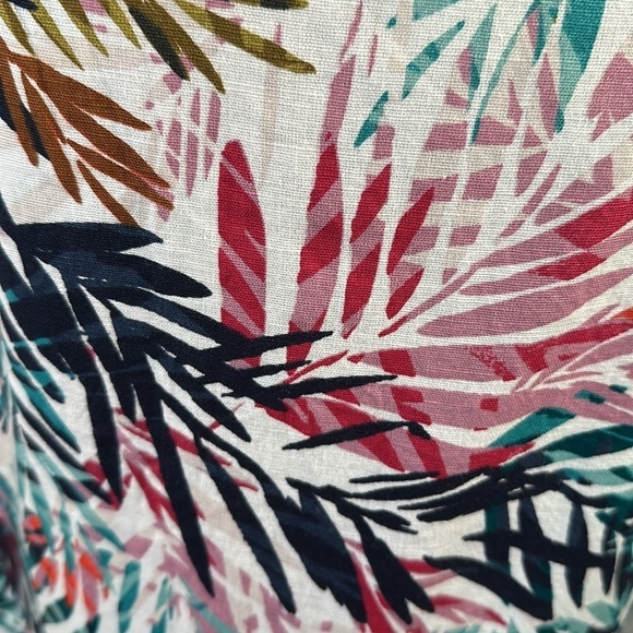 Beachlunchlounge Cotton Linen Blend Tropical Vacation Beach Party Dress Size SP - Picture 8 of 11